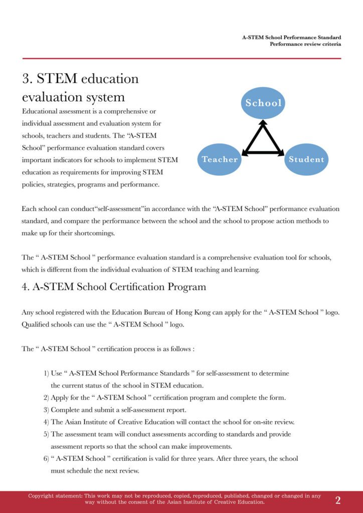 《A-STEM學校認証計劃》績效計審標準​-3